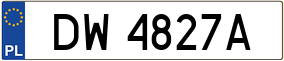 Truck License Plate